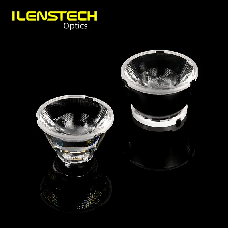 15 degree narrow beam COB lenses / ilenstech 45mm led optics with low UGR for track light