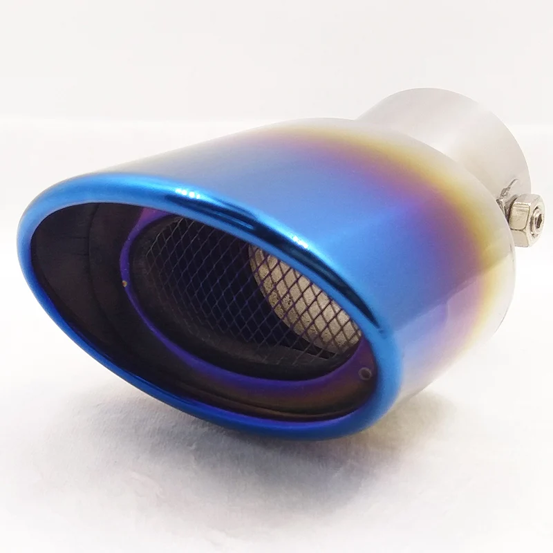 Auto color Exhaust Muffler Tip Stainless Steel Pipe Chrome Trim Rear Tail Throat universal exhaust system car for bmw e60 e92