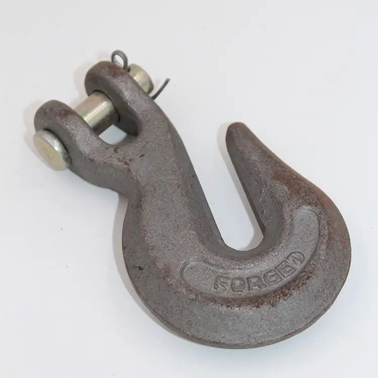 hot sell High quality clevis self locking lifting forged crane hook