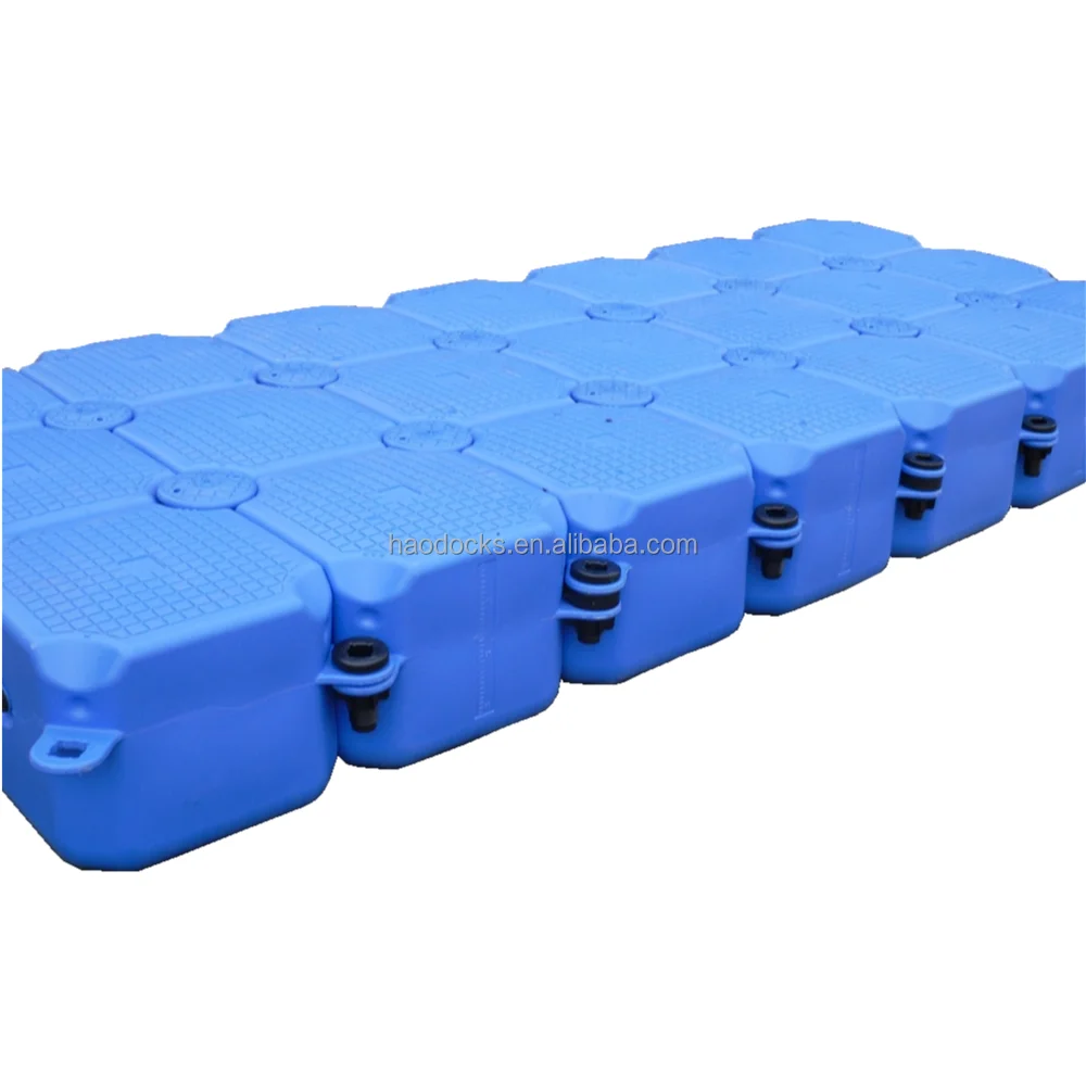 
maintenance-free modular HDPE floating pontoon dock blocks 