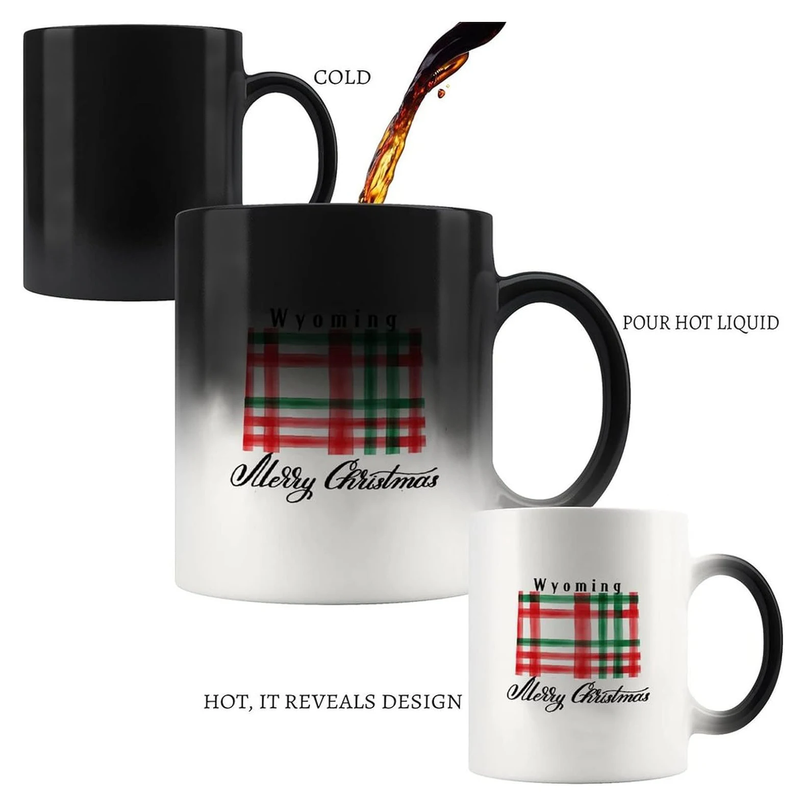 wholesale prices custom 11oz sublimation ceramic magic coffee mug color change cup sublimation blanks magic mug with handle