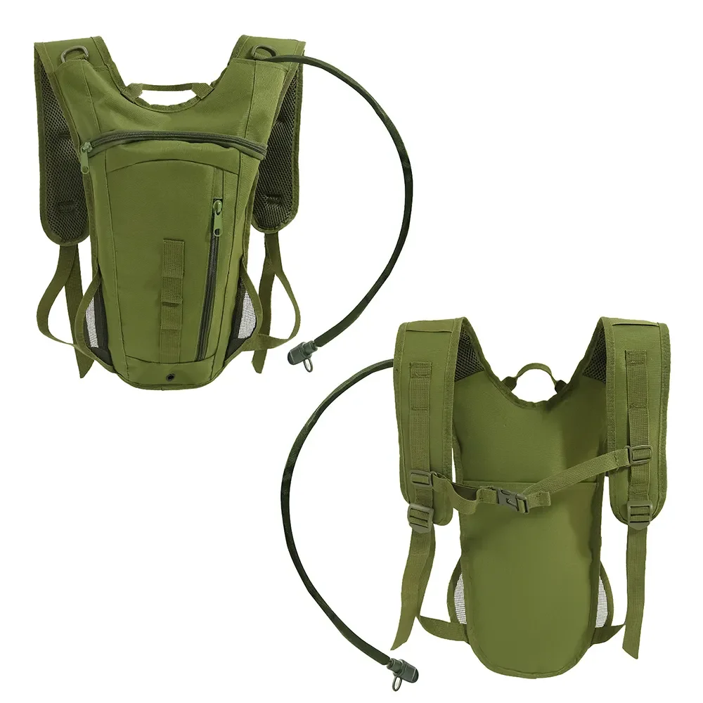 Tactical Hydration Pack Backpack with Water Bladder TPU Molle Cycling Drinking 3L Water Bag