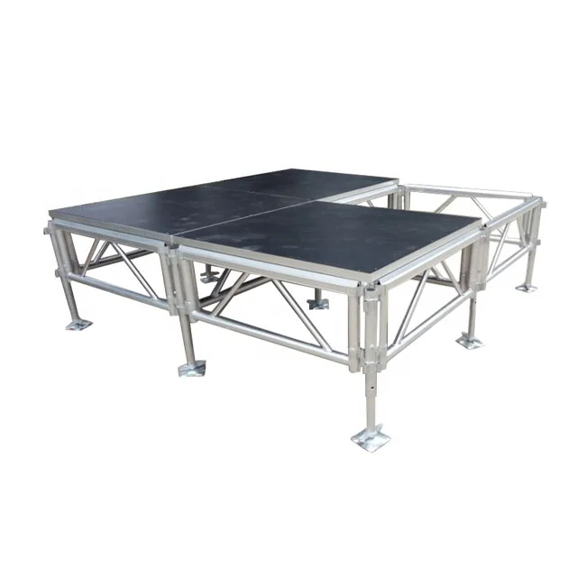 Hot Selling Aluminum Alloy Assembled Wedding Stage Adjustable Height Concert Display Stage Frame Platform