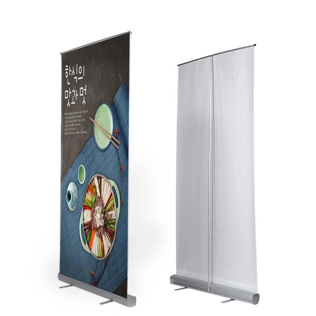 wholesale advertising floor stand Economical digital printing retractable roll up banner display