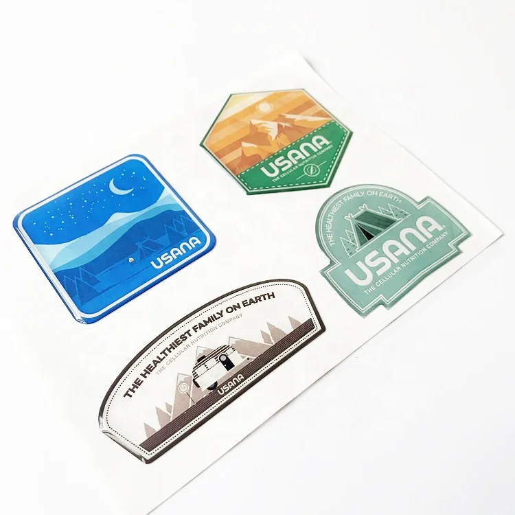 Waterproof Dome Sticker Custom 3D Gel Label Epoxy Resin Brand Dome Sticker