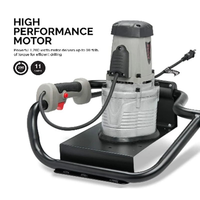 
LUTOOL Hand Propelled power electric Earth Auger Tank Engine tool machine 