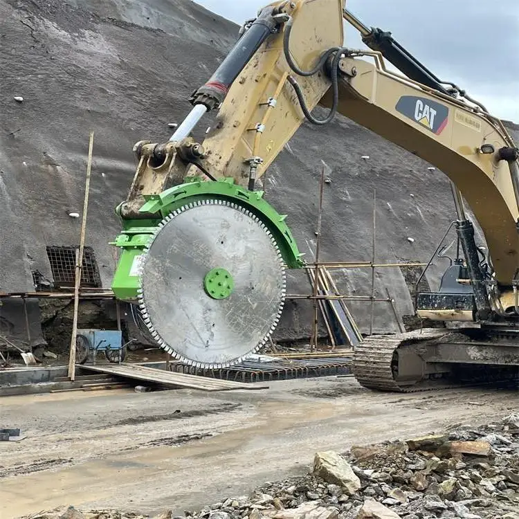MONDE Excavator Rock Saws Designed for Cutting Hard Rock Sandstone and Concrete