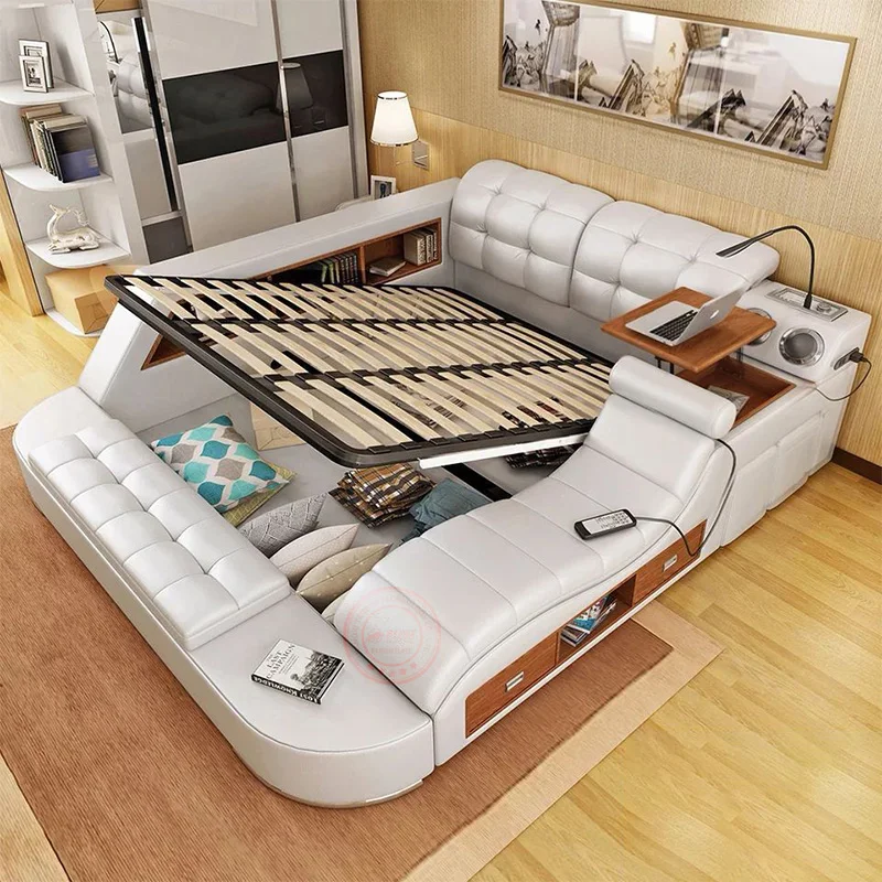 JNZ new design modern furniture classic design wooden bed