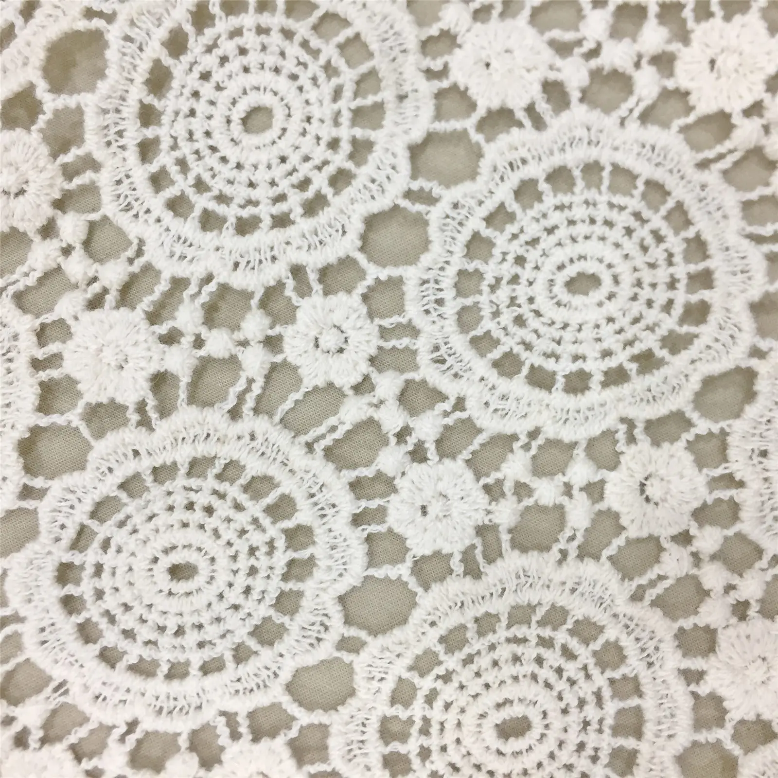 High Quality 100% Embroidery Cotton Lace Fabric Crochet Lace Trimming For Ladies Garment