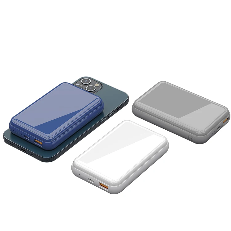 Wholesale Newest Mini Portable Charger 10000mAh Powerbank Magnetic Wireless Charging Power Bank