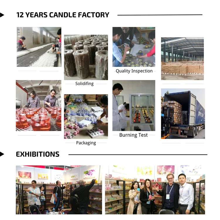 Wholesale Hot Selling Home Decoration 3 Wick Candles Vessels Luxury Soy Wax Candle Glass Jars