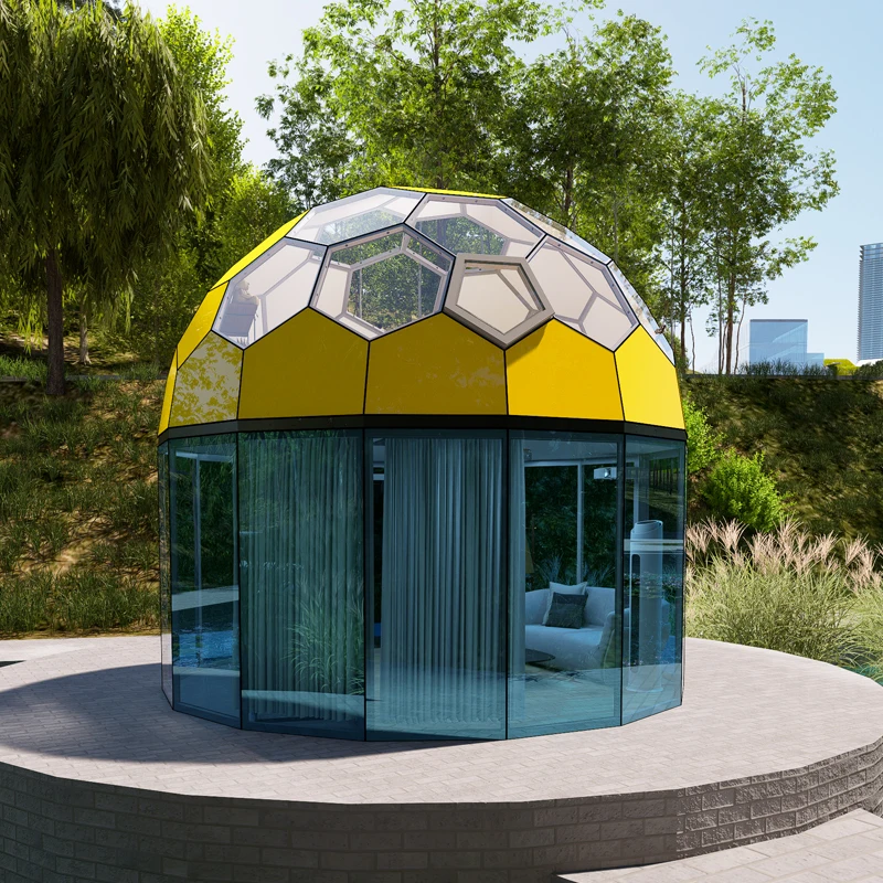 waterproof glamping hotel dome tent geodesic camping house resort glass Igloo For Outdoor Luxury Hotel For Sale