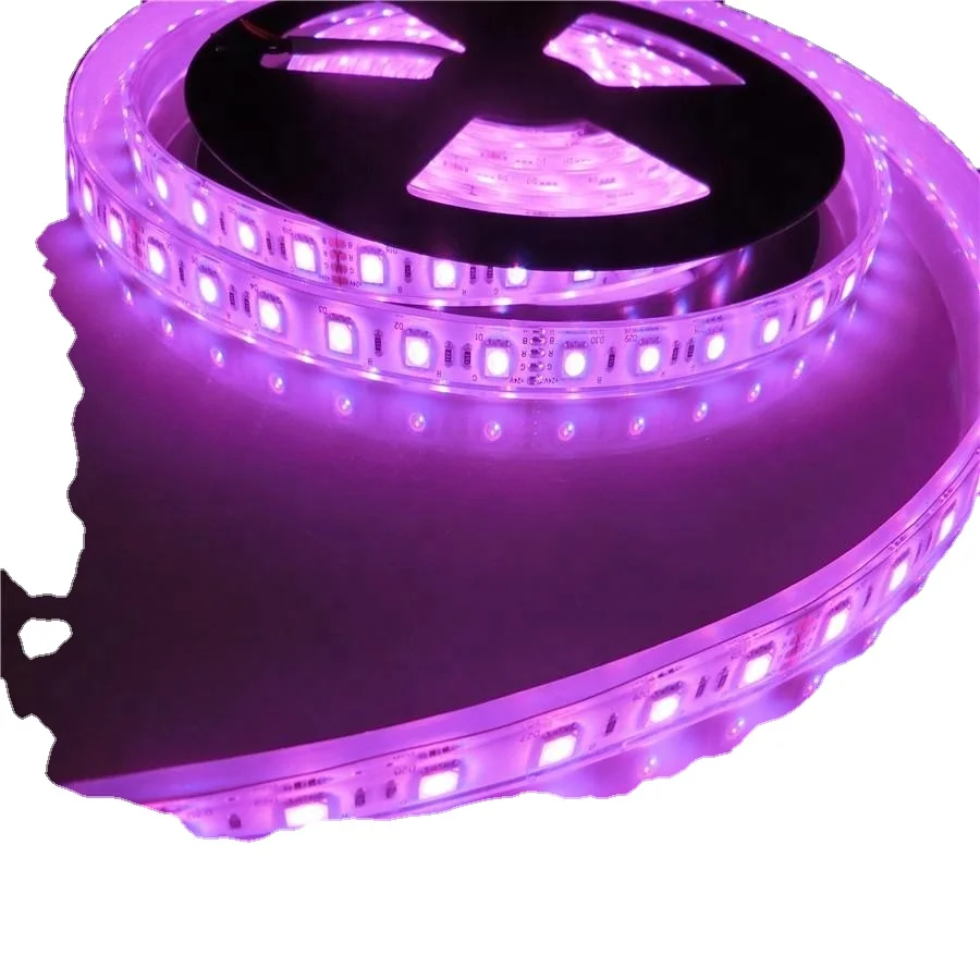 Водонепроницаемый 5050 RGB 12V 24V IP68 водонепроницаемая светодиодная лента для бассейна