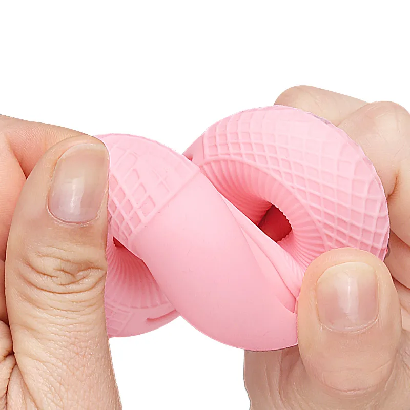 Grip device silicone double strength training five fingers decompression tire grip ring