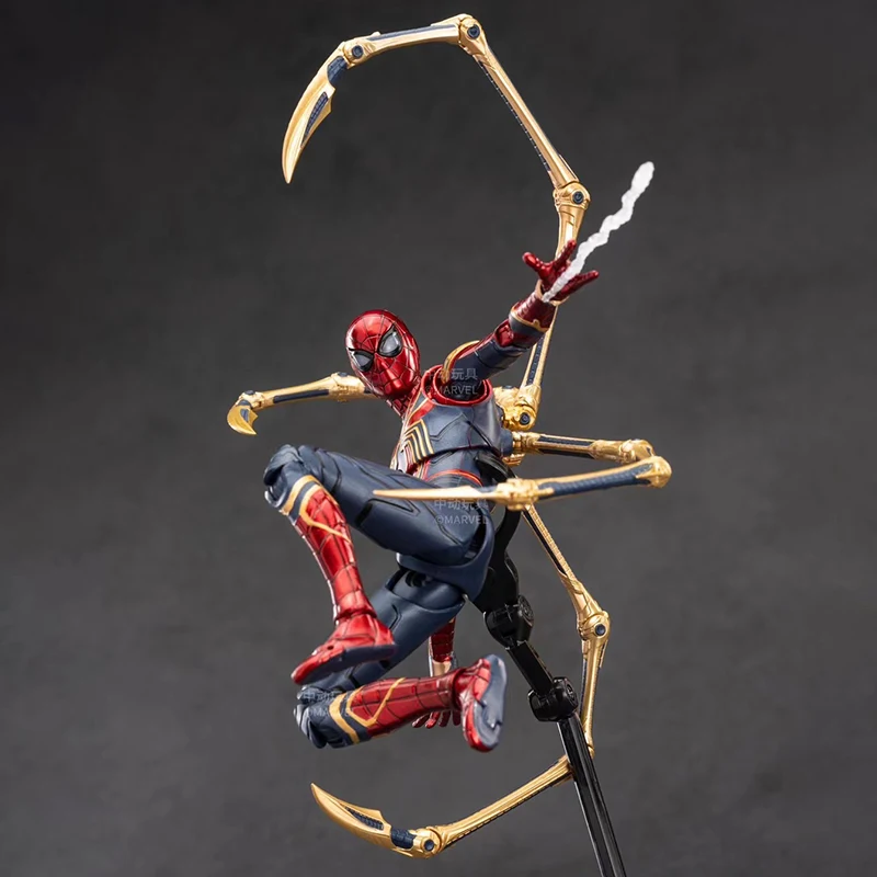 zd toys original genuine Spider Man Marvel Avengers 3 Iron Spider-Man 2.0 1/10 action figures movable joints 18cm 7 in