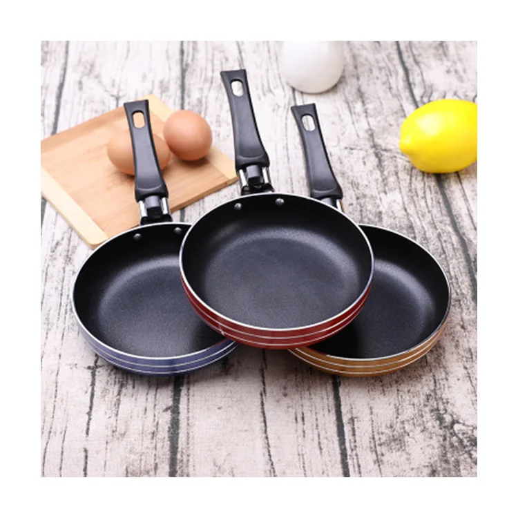 Низкая цена оптовая продажа антипригарная сковорода 12 см для завтрака