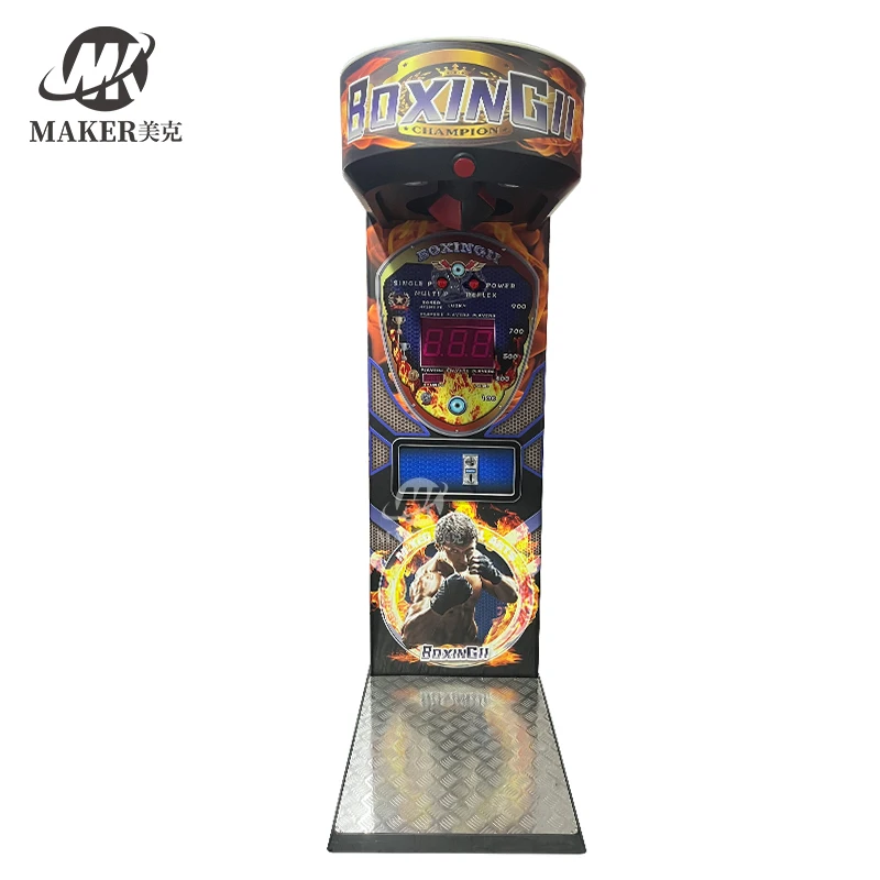 New Coin Operated Electronic Boxing Machine Indoor Kicking And Punching Boxing Arcade Sport Game Machine