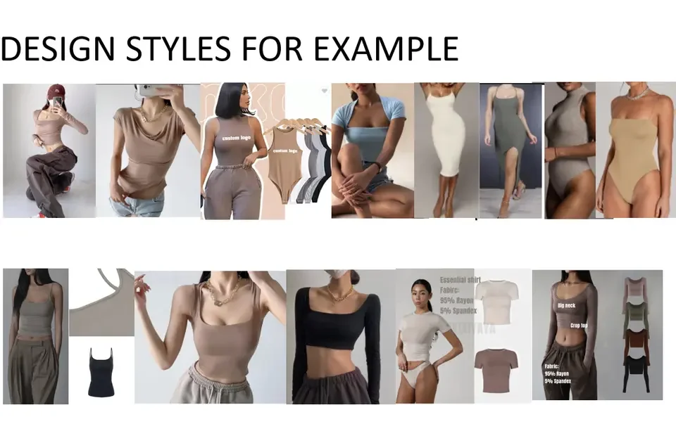 Luluxixiyaya High Level Rayon Spandex Mix Wild Shoulder Deep Scoop Neck Tank Top Double Layer Plain T Shirt