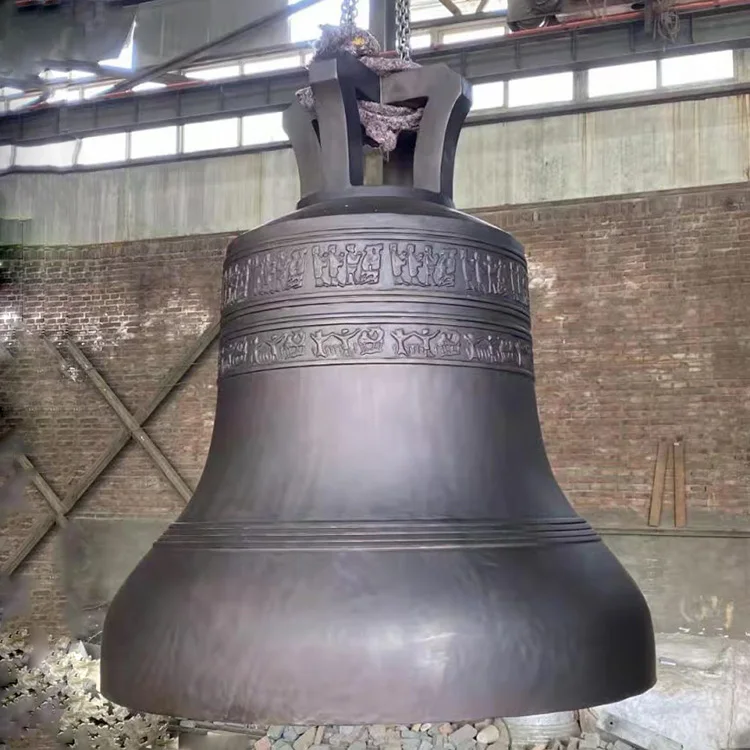 Antique Metal Craft large bronze church bell for sale