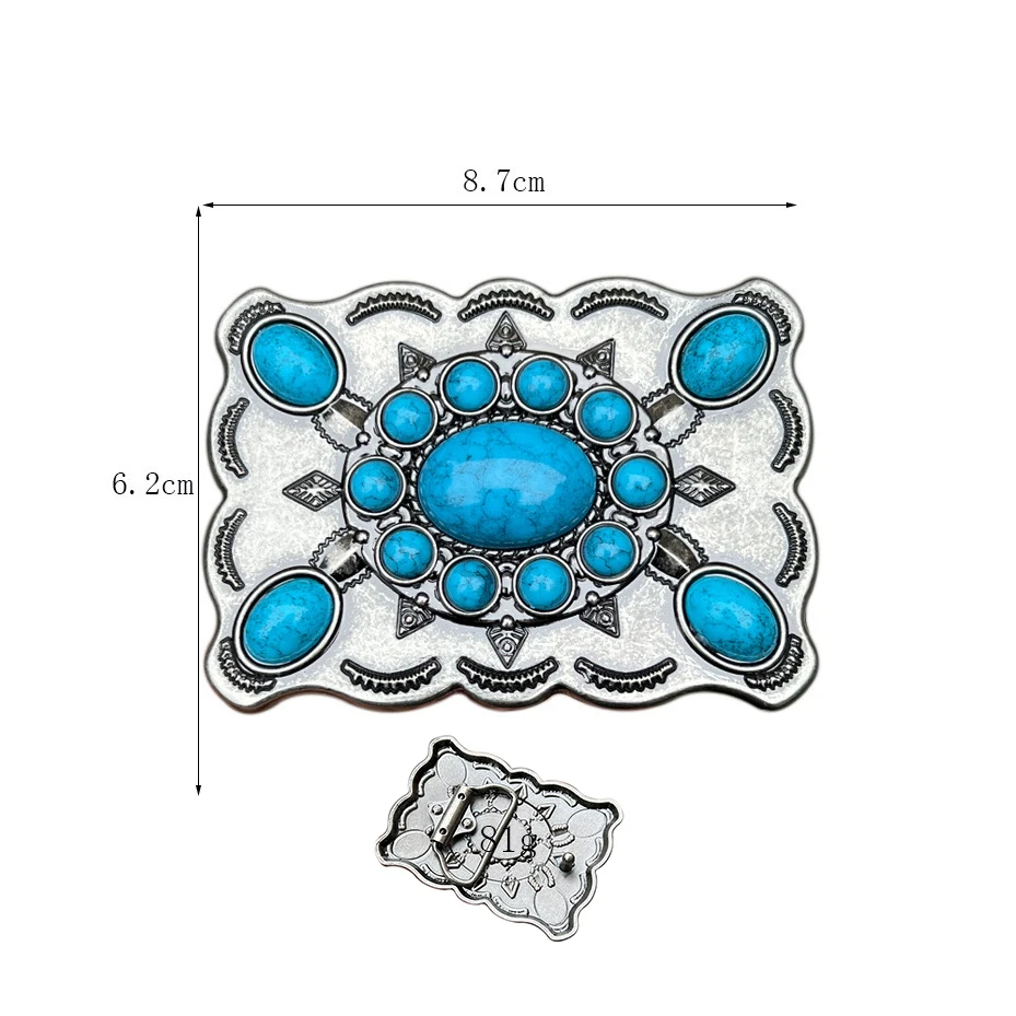 Wholesale Onyx Stone Men Belt Buckles Various Styles Cowboy Conchos Buckles for Belts