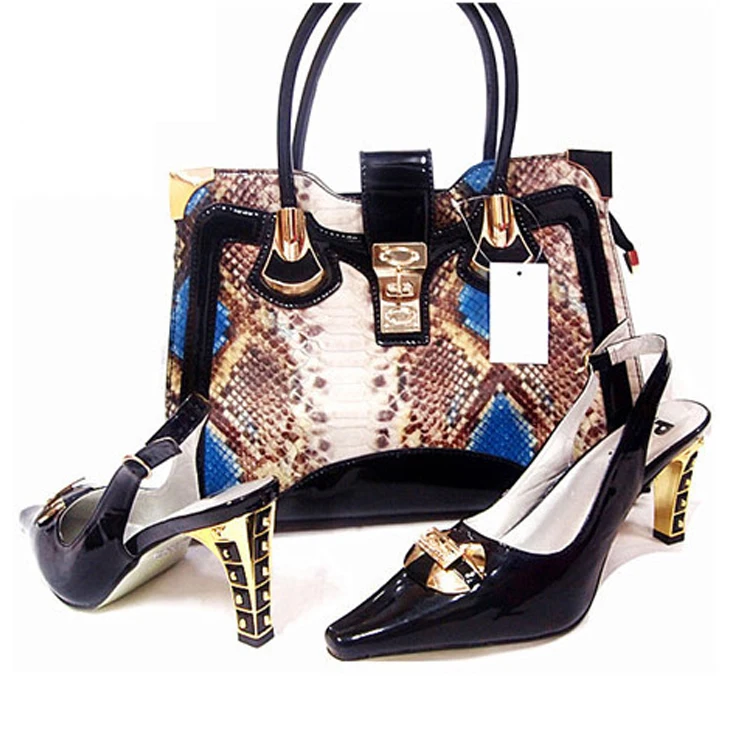 TSB311-1 online shopping wholesale handbags italian shoes and bag set