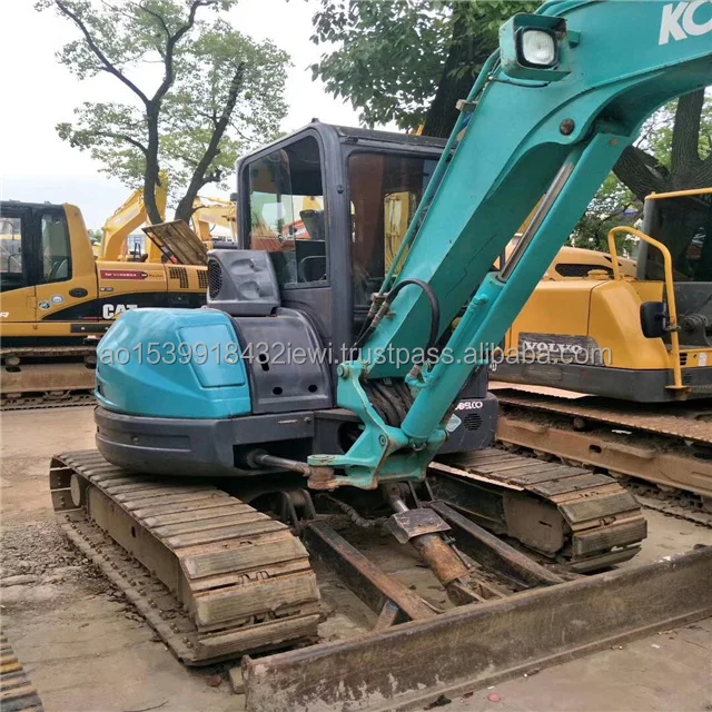 Japan original second hand KOBELCO SK55-3 crawler Excavator digger