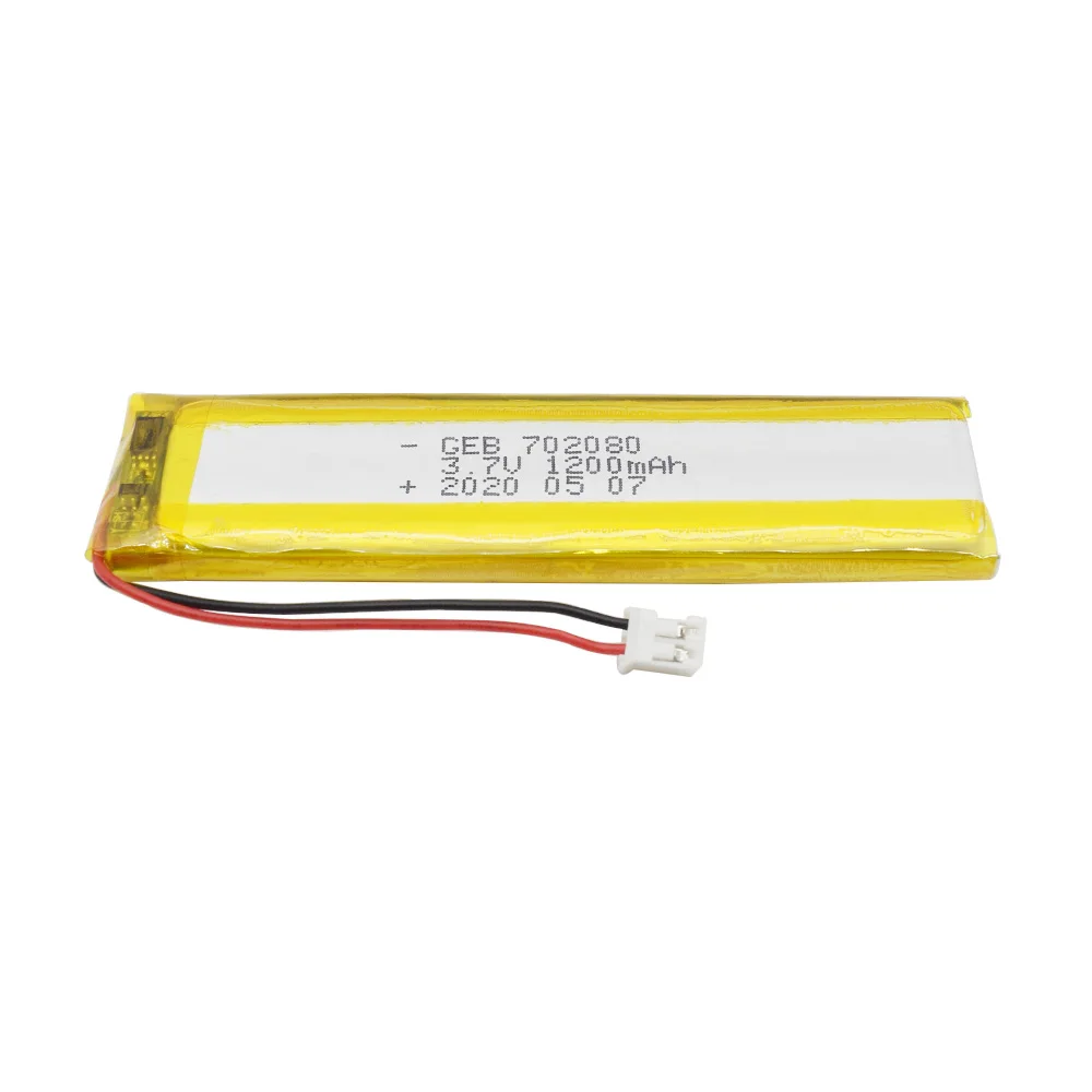  Lp702080 3 7 v 1200mah 8 литий-ионные