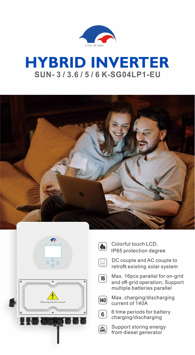 High Voltage Lifepo4 Lithium Battery Systems Hybrid 3 Phasen 8kw 10kw 12kw 5kwh 6kwh Eu On Grid Electric Power Solar Inverter