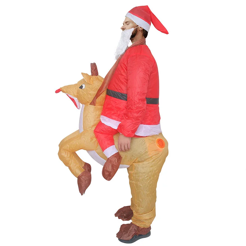 Fashion Child Skeleton T-Rex Dinosaur City Parada Adult Inflatable Sedan Car Costume