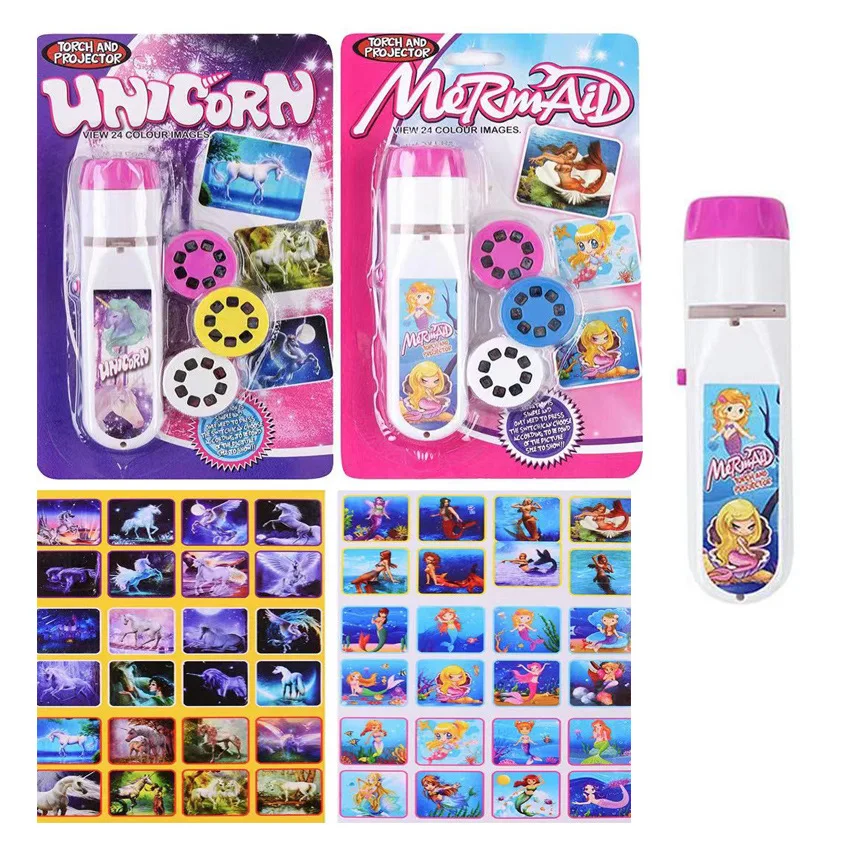 2023 new Baby Sleeping Story  Toys Flashlight Projector Cartoon Torch Lamp Toy Gift Light Up Other Baby Toys