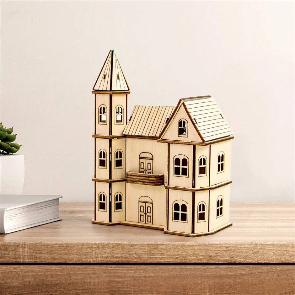 Custom Plywood Laser Cut Puzzle Sheets Wooden 3D Puzzle DIY Modern Laser Cut for Kids Ages 6-8-10-12-14 Gift