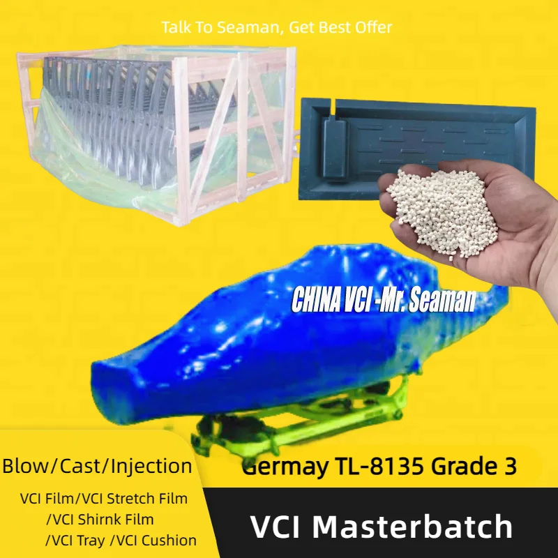 Germany TL-8135 Locally Tested Grade3 Good Corrosion Protection Blowing/Casting/Thermoforming/Injection VCI Master Batch