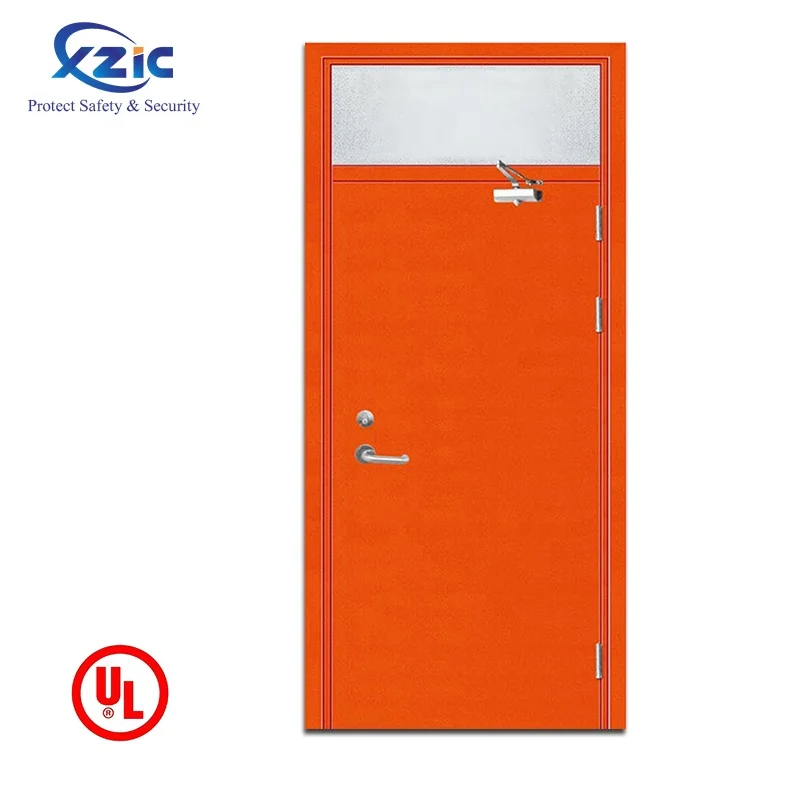 High quality Hollow metal fire proof steel door 180 minutes fire-proof internal fire rated metal door