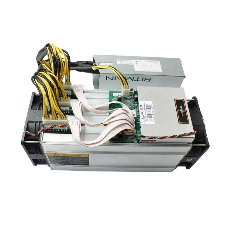 Используется Биткоин Майнер antminer S9 13,5 Биткоин майнинговая машина S9I/S9J ТАРДИС гелиевая точка с хорошей ценой