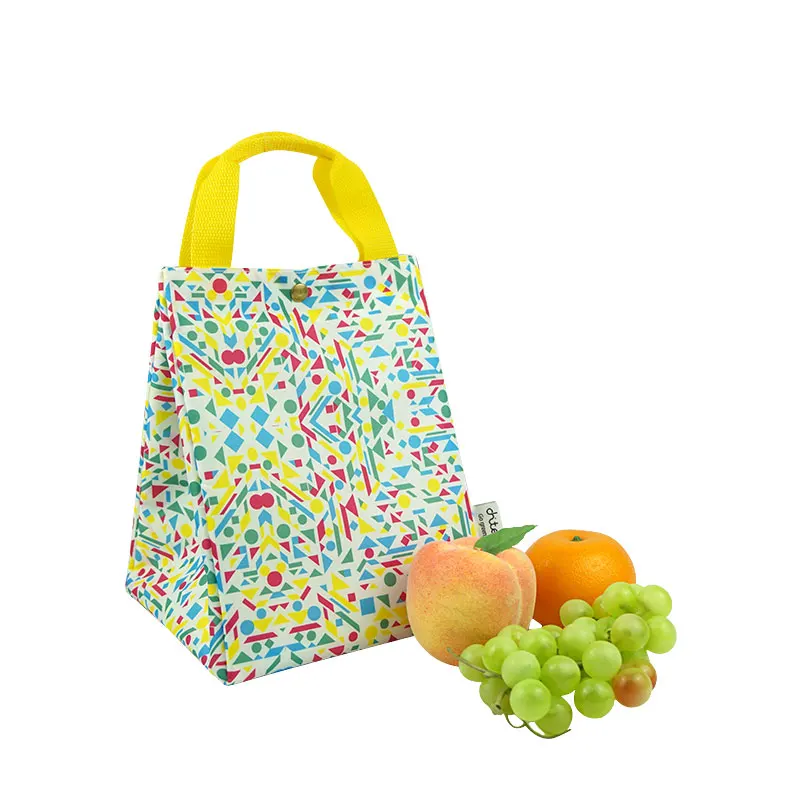 Chiterion Polyester Oxford Thermal Insulated Bolsa Milk Drink Can Cooler Saco Lunch Tote Box Bag for Kids School women woman