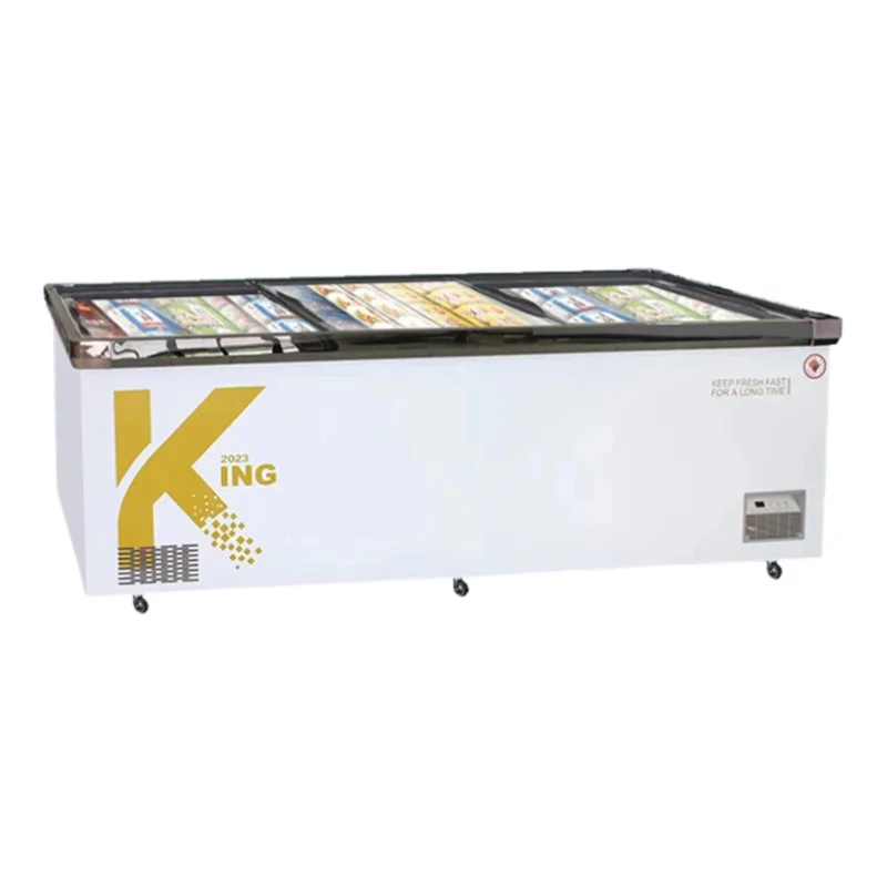 8- ice cream display chest freezer freezer group glass door commercial convenience store displays supermarket ice cream freezer