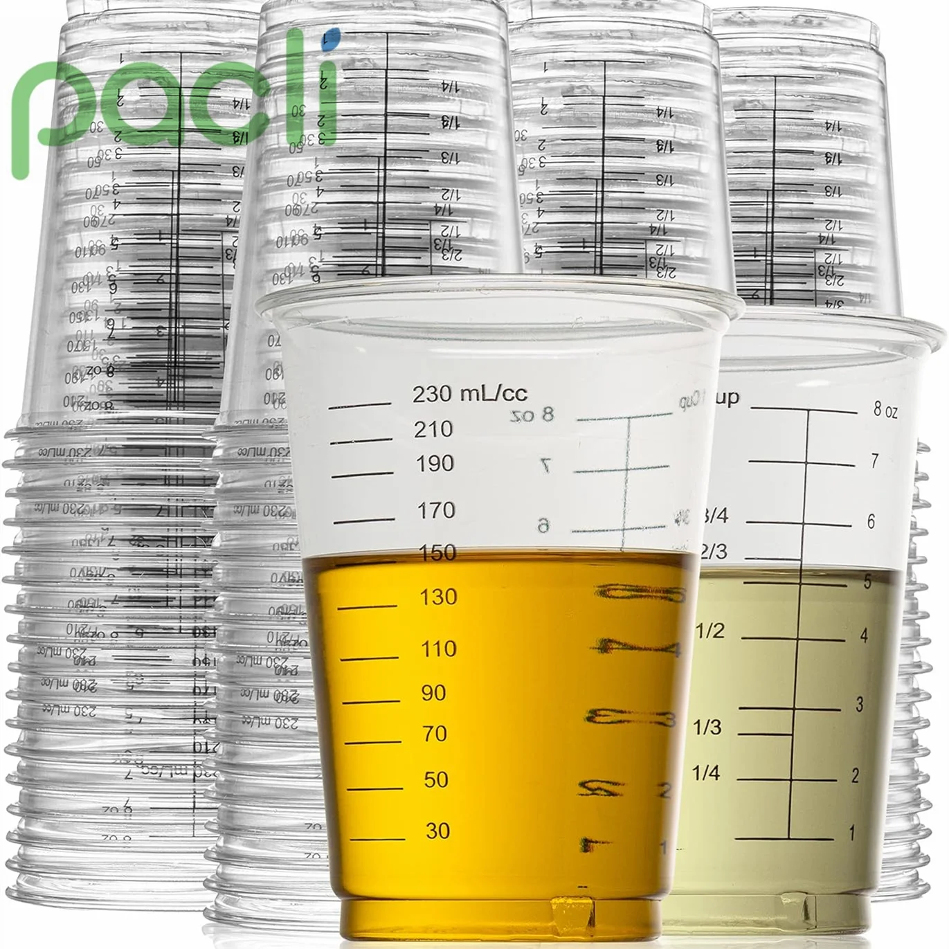 Disposable Medicine Cups Medical Plastic Measuring Cups For Medical Purposes or DIY Arts & Crafts Cooking
