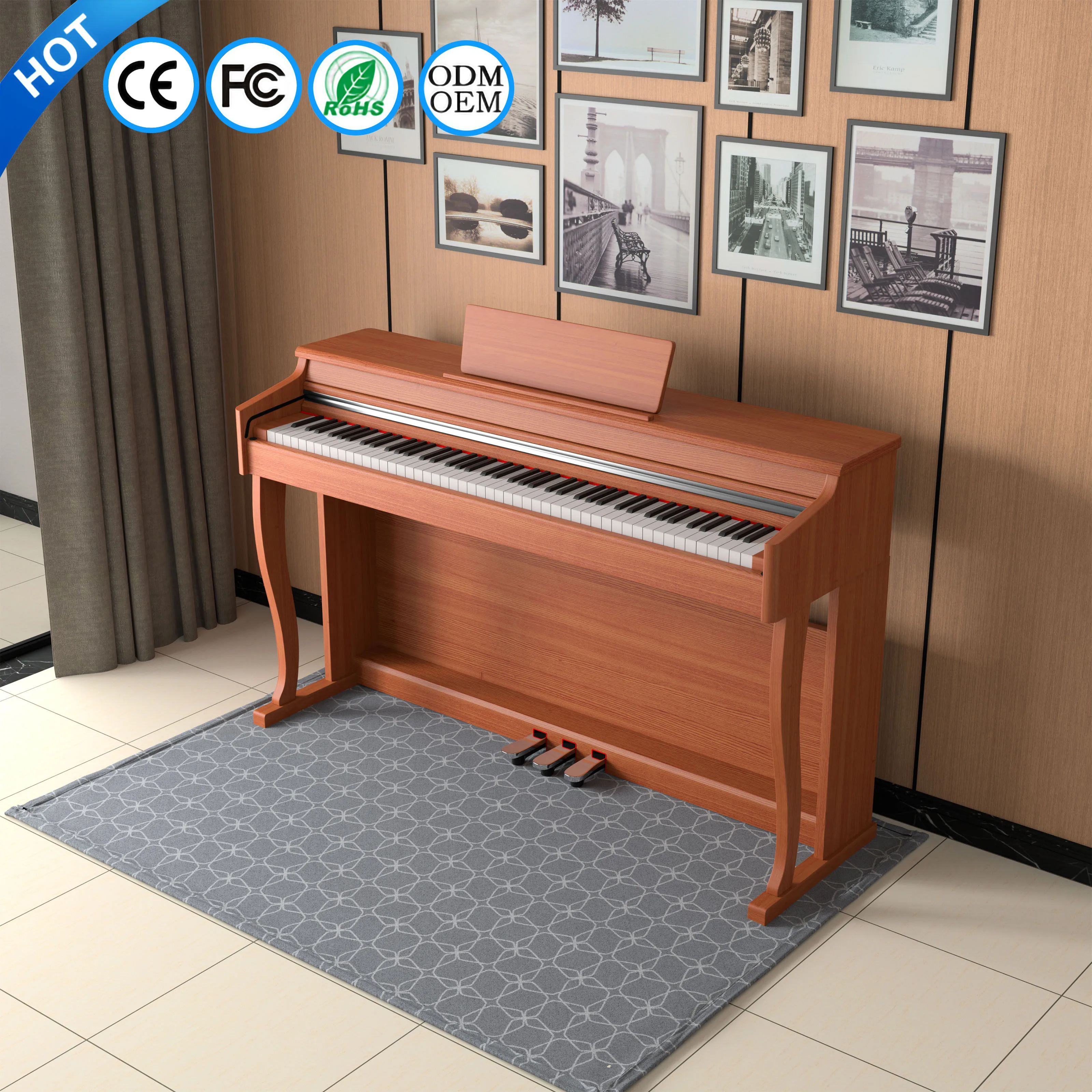 BLANTH piano 88 keys digital upright piano keyboard worlde digital piano