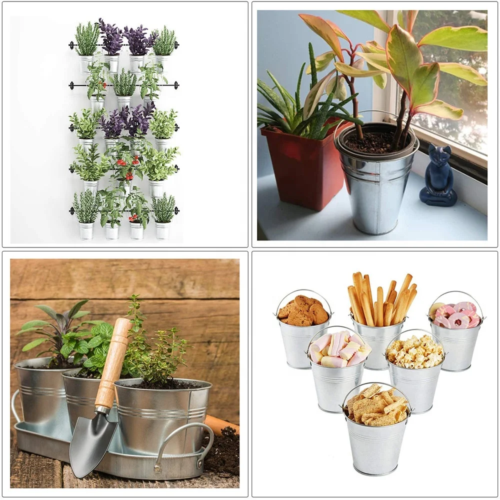 Garden  Pail Bucket Beach Bucket, 2.5L  Buckets and Mesh Beach Bag, EasterWash Buckets with handle