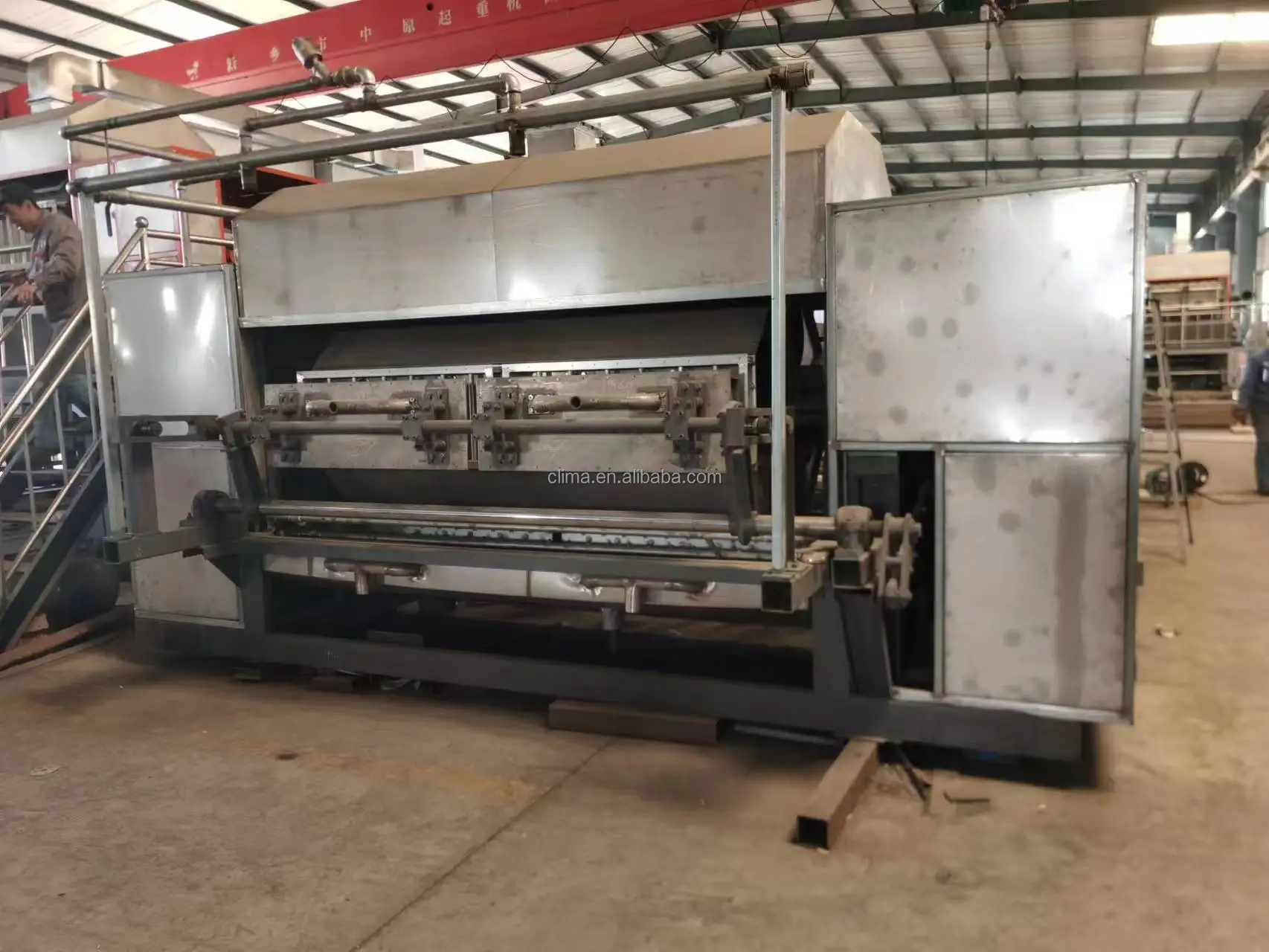 Automatic egg tray and egg box making machine production line cheap products for small business paper box machine