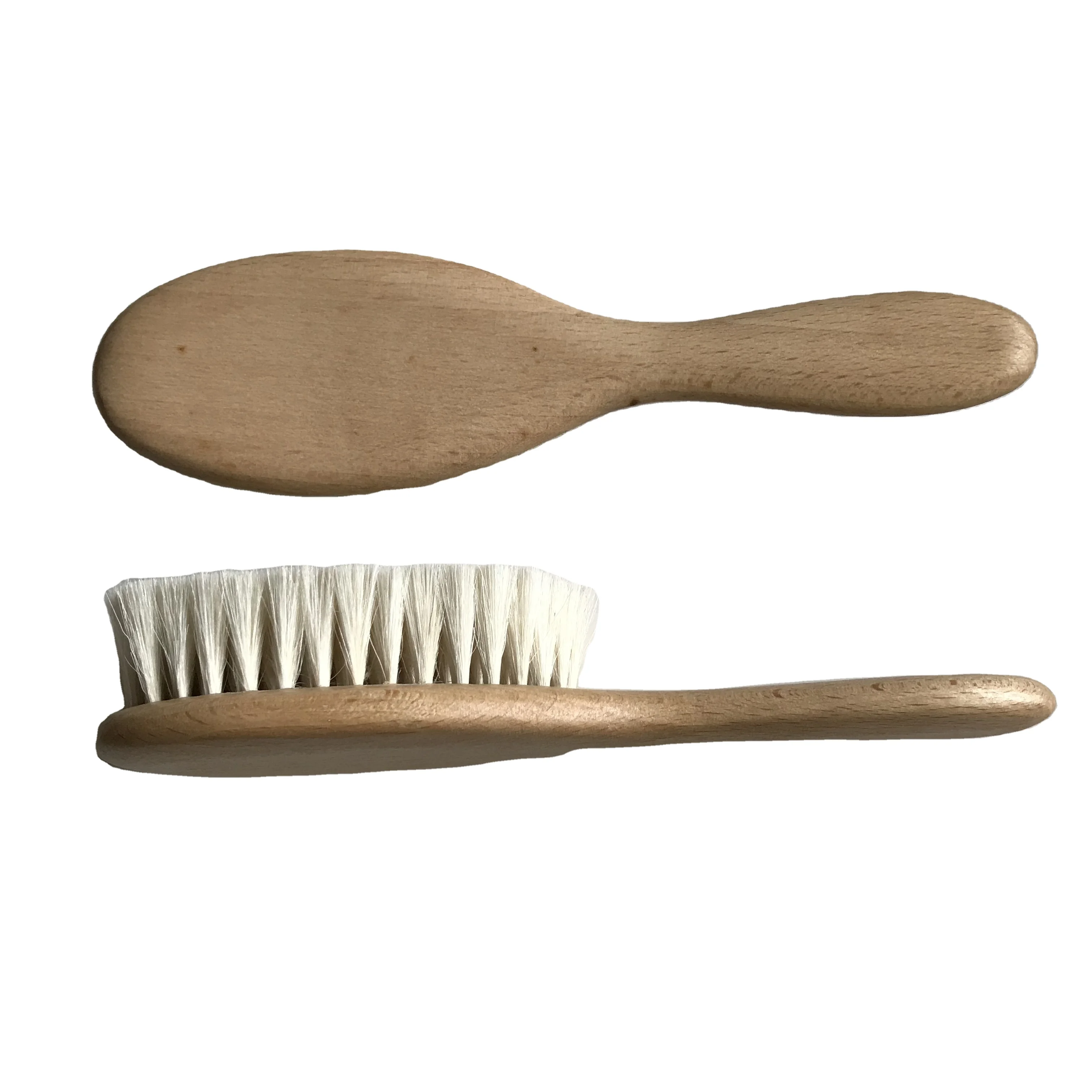 Расческа для ухода за волосами ребенка из натуральной бычьей шерсти