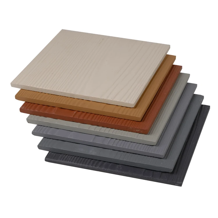 8mm Outdoor Wood Grain Fiber Reinforced Cement Board 3000mm Wall Siding Panels for Hotels Perforated Design