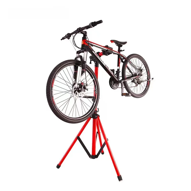 New Bike Repair Stand  Foldable Bicycle Maintenance Rack Workstand for Home Mechanics Tripod Base Park Tools Repair Stand