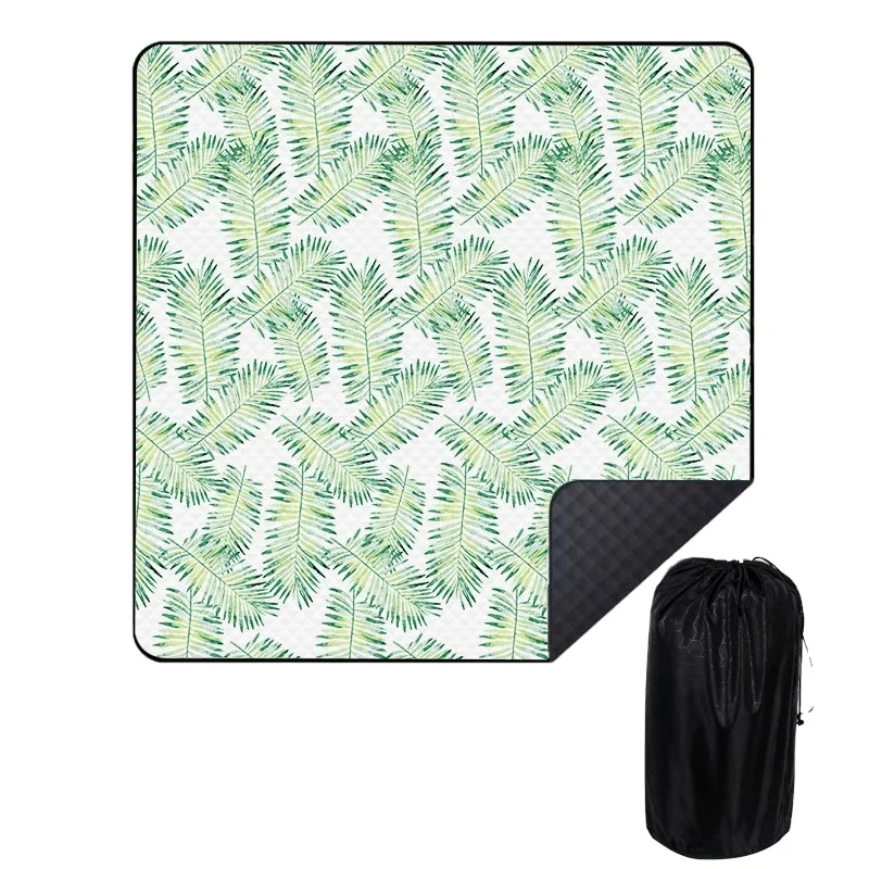Outdoor Picnic Mat Fold Pad Soft Blanket Outdoor Folding Waterproof Blanket Camping Beach Plaid Picnic Mat