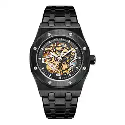 2021 Brand Designer Swiss Tourbillon Movement Wristwatches Relojes For Mens 18K Gold Plated Automatic Mechanical Clock Watches