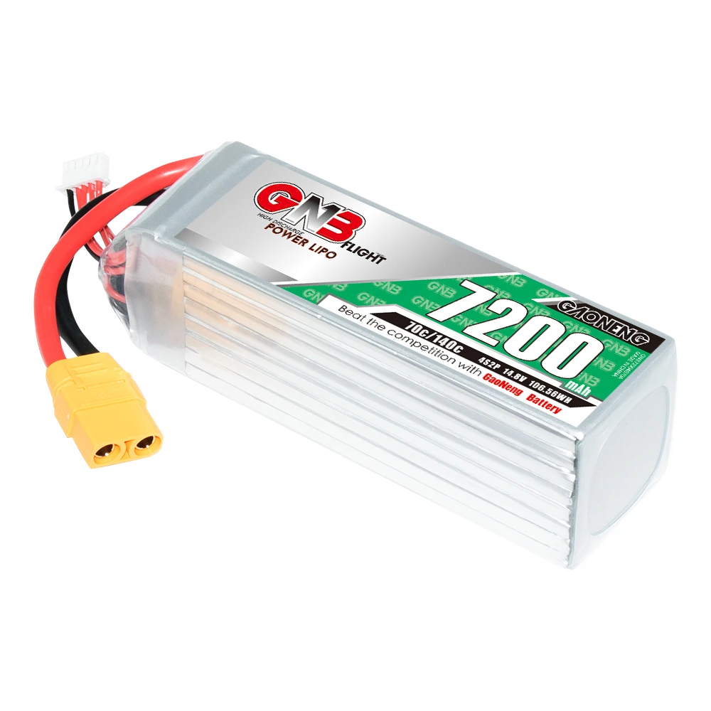 GNB GAONENG 7200 мАч 4S 14 8 В 70C 140C XT90 RC LiPo аккумулятор автомобиль Дрон лодка Truggy грузовик самолет вертолет Мультикоптер
