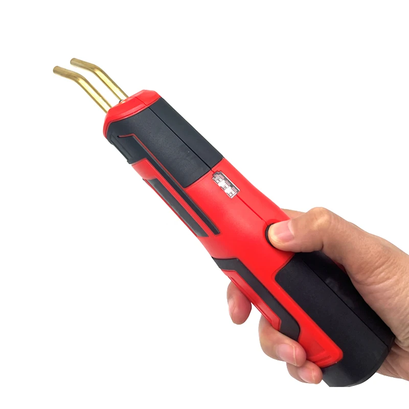 40W USB Rechargeable Cordless Plastic Welder LED Indicator Hot Stapler Gun kit Welding Machine for Car Bumper Crack Repair