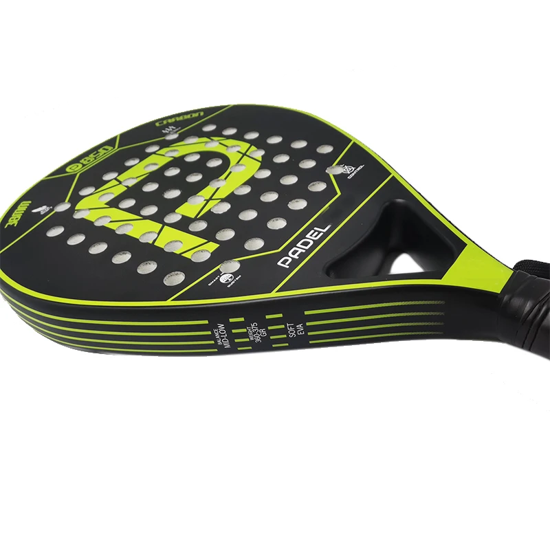3k 12k 18k Carbon Power Lite Pop raqueta de padel customize manufacture sale Padel racket