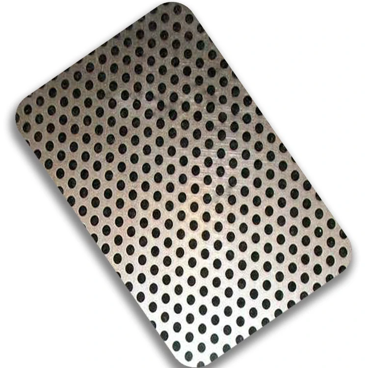 aisi sus 304 316 1mm 2mm 3mm thick Stainless steel perforated plate RV5-8 with holes ss sheet metal panels price suppliers