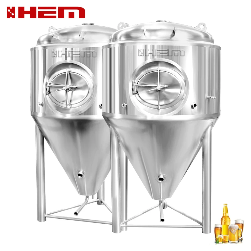 500l 1000L 2000L 10BBL 20BBL пивоварня пиво бродильного Чана 500 л пива емкость для брожения танк конический